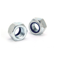 Hex Nylon Lock Nuts with DIN985 Zinc Plated